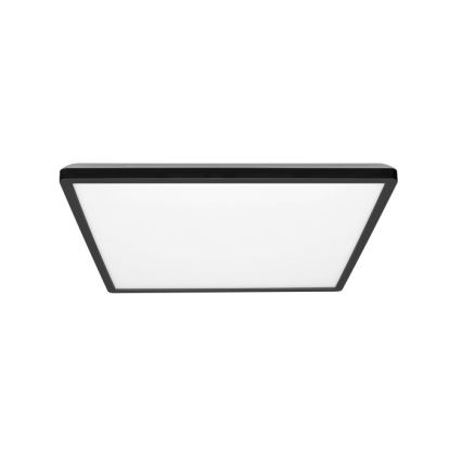 LED Kopalniška stropna svetilka NIVERA LED/24W/230V IP54 3000/4000/6000K 30x30 cm črna