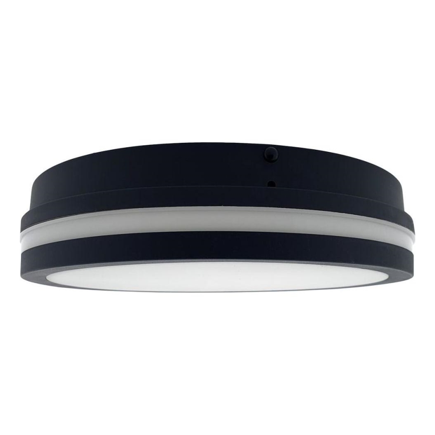 LED Kopalniška stropna svetilka s senzorjem ELLÉ LED/24W/230V 3000/4000/6500K pr. 26 cm IP54 antracit