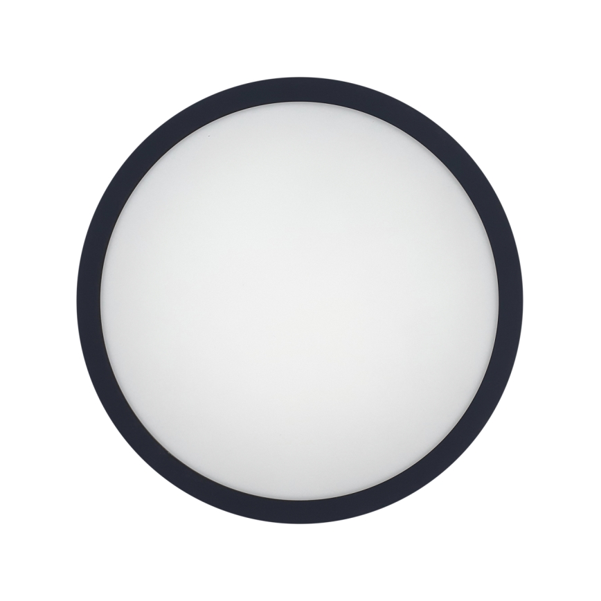 LED Kopalniška stropna svetilka s senzorjem ELLÉ LED/24W/230V 3000/4000/6500K pr. 26 cm IP54 antracit