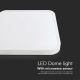 LED Kopalniška stropna svetilka s senzorjem LED/18W/230V 4000K IP44 bela + Daljinski upravljalnik