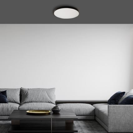 LED Kopalniška stropna svetilka s senzorjem MAYA LED/13W/230V pr. 33 cm IP44 črna