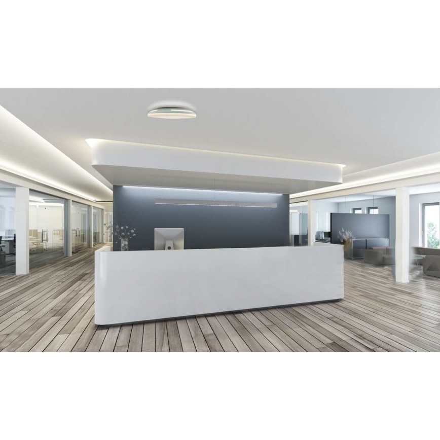 LED Kopalniška zatemnitvena stropna svetilka SLIDE LED/6/12/18/24W/230V 2900/4000/6200K IP44 bela