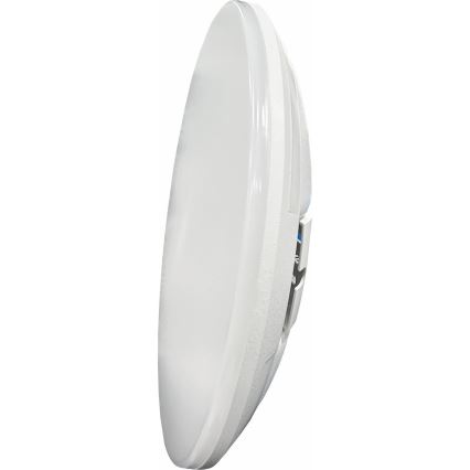 LED Kopalniška zatemnitvena stropna svetilka SLIDE LED/6/12/18/24W/230V 2900/4000/6200K IP44 bela