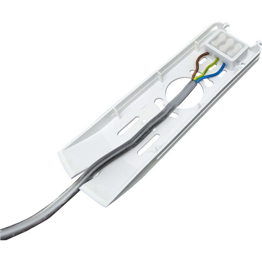 LED Kopalniška zatemnitvena stropna svetilka SLIDE LED/6/12/18/24W/230V 2900/4000/6200K IP44 bela