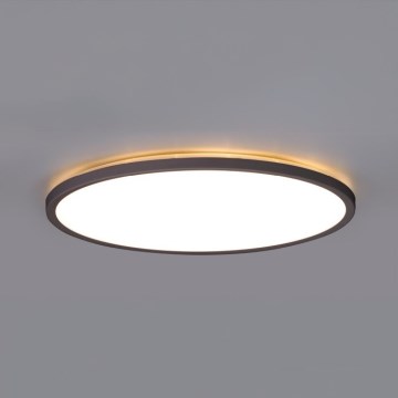 LED kopalniška svetilka s senzorjem gibanja in mraka NIVERA LED/12W/230V IP54 3000/4000/6000K premer 22,5 cm črna + daljinski upravljalnik