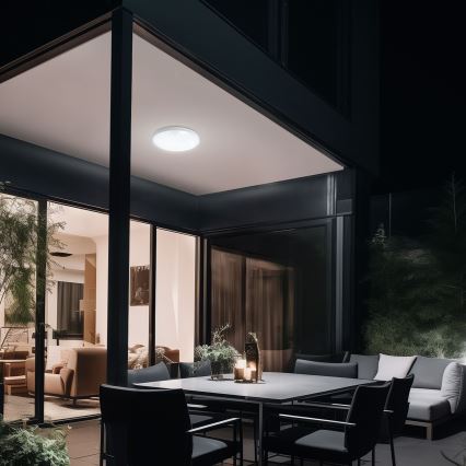 LED Kopalniška stenska svetilka s senzorjem gibanja NYMPHEA PROXI LED/18W/230V IP54 3000K