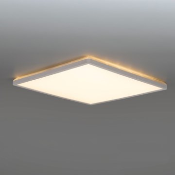 LED Kopalniška svetilka z motion in dusk senzor NIVERA LED/12W/230V IP54 3000/4000/6000K 22,5x22,5 cm bela + Daljinski upravljalnik