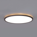 LED Kopalniška svetilka z motion in dusk senzor NIVERA LED/12W/230V IP54 3000/4000/6000K pr. 22,5 cm črna + Daljinski upravljalnik