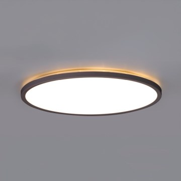 LED Kopalniška svetilka z motion in dusk senzor NIVERA LED/18W/230V IP54 3000/4000/6000K pr. 30 cm črna + Daljinski upravljalnik