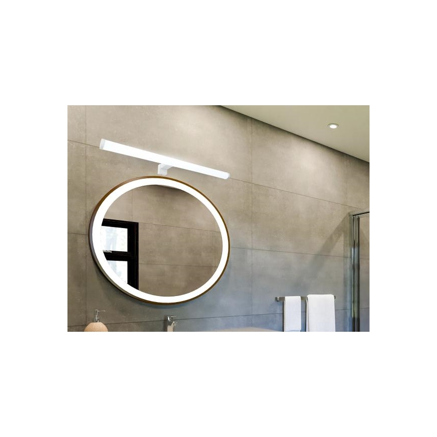 LED kopalniška svetilka za ogledalo, 12 W, 230 V, 59,5 cm, IP44, bela
