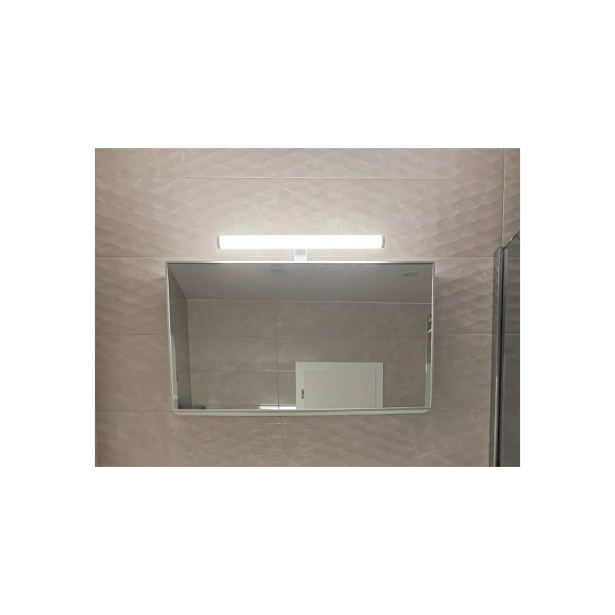 LED kopalniška svetilka za ogledalo, 12 W, 230 V, 59,5 cm, IP44, bela