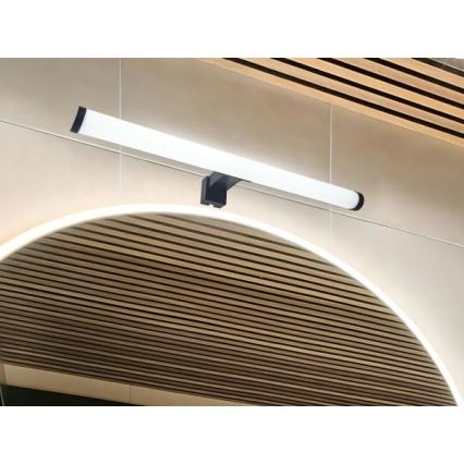 LED kopalniška svetilka za ogledalo LED/10W/230V 45 cm IP44 črna