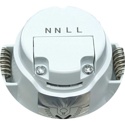 LED vgradna svetilka za kopalnico BONO LED/8W/230V 4000K IP65 matiran krom