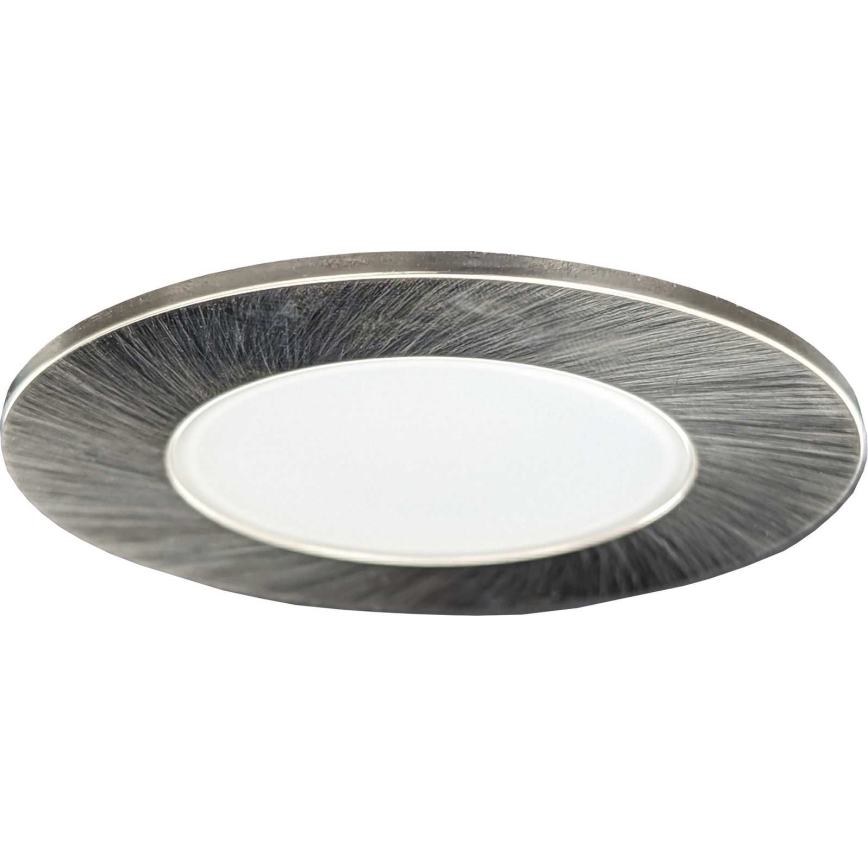 LED Kopalniška vgradna svetilka BONO LED/8W/230V 3000K IP65 sijajni krom