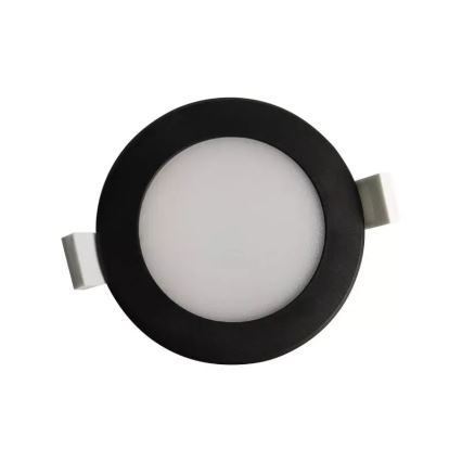 LED Kopalniška vgradna svetilka LED/7W/230V 4000K črna IP44