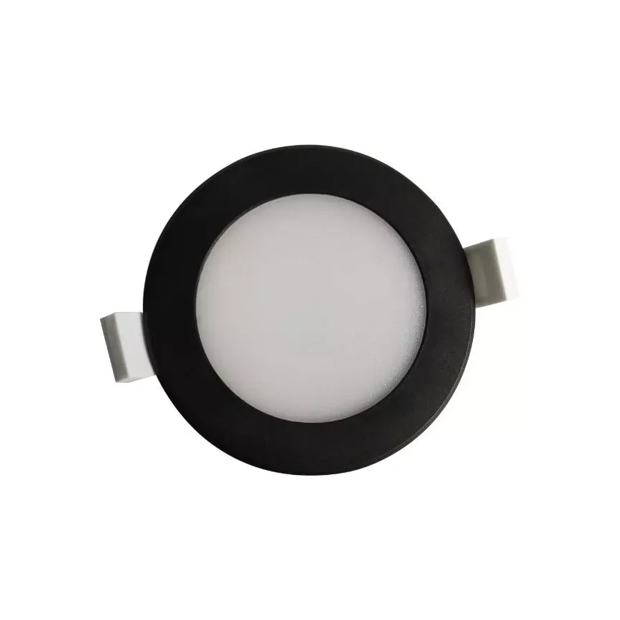 LED Kopalniška vgradna svetilka LED/7W/230V 4000K črna IP44
