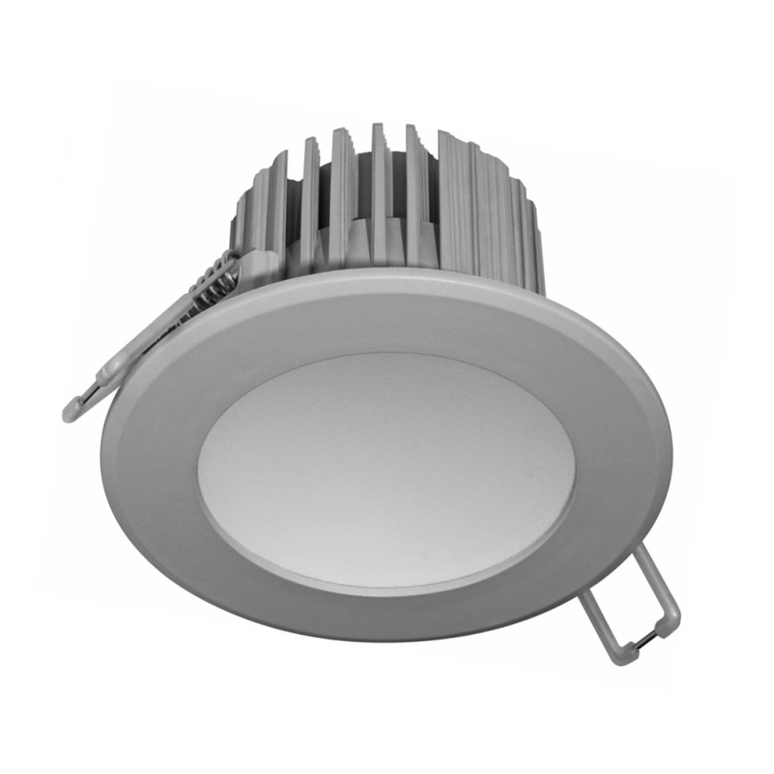 LED Kopalniška vgradna svetilka LED/7W/230V 4000K siva IP44