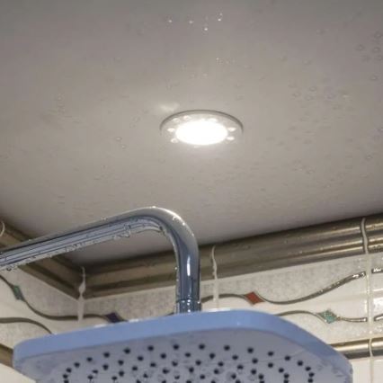 LED Kopalniška vgradna svetilka LORI LED/4,5W/230V IP65 2700/4000K pr. 8,5 cm bela