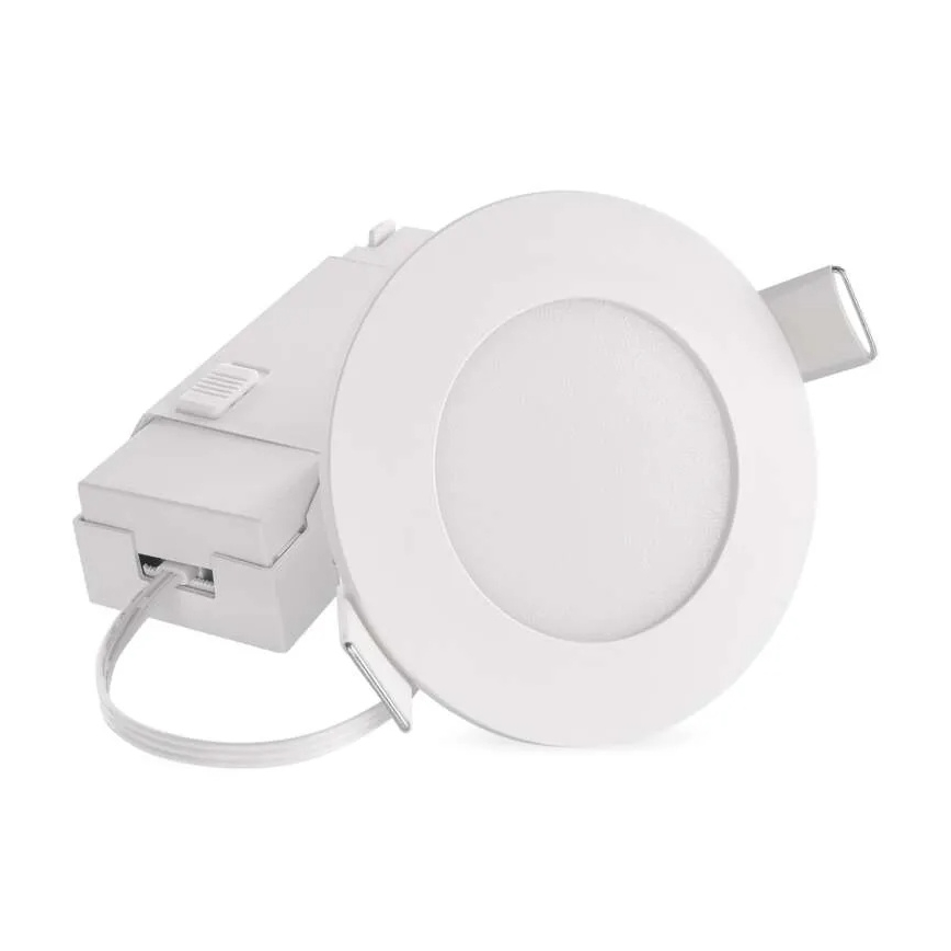 LED Kopalniška vgradna svetilka LORI LED/4,5W/230V IP65 2700/4000K pr. 8,5 cm bela