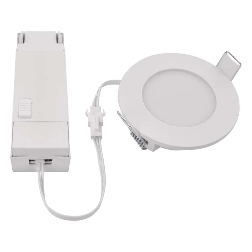 LED Kopalniška vgradna svetilka LORI LED/4,5W/230V IP65 2700/4000K pr. 8,5 cm bela