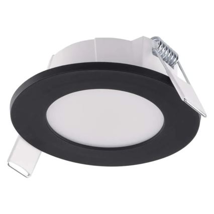 LED Kopalniška vgradna svetilka LORI LED/4,5W/230V IP65 2700/4000K pr. 8,5 cm črna