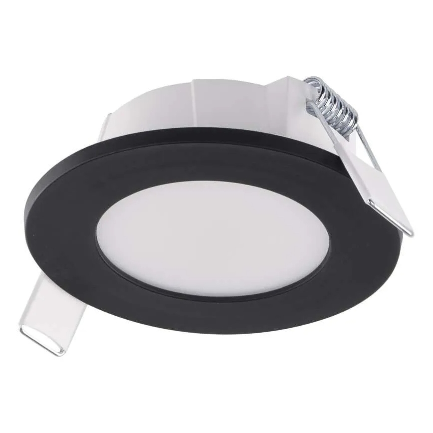 LED Kopalniška vgradna svetilka LORI LED/4,5W/230V IP65 2700/4000K pr. 8,5 cm črna