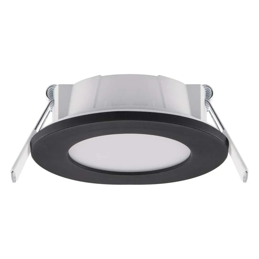 LED Kopalniška vgradna svetilka LORI LED/4,5W/230V IP65 2700/4000K pr. 8,5 cm črna