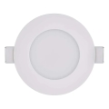 LED Kopalniška vgradna svetilka LORI LED/4,5W/230V IP65 2700/4000K pr. 8,5 cm bela