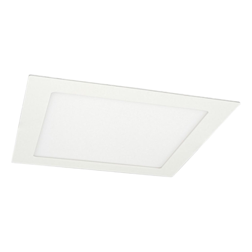 LED Kopalniška vgradna svetilka VEGA LED/12W/230V 2800K 16,8 cm IP44 snežno bela