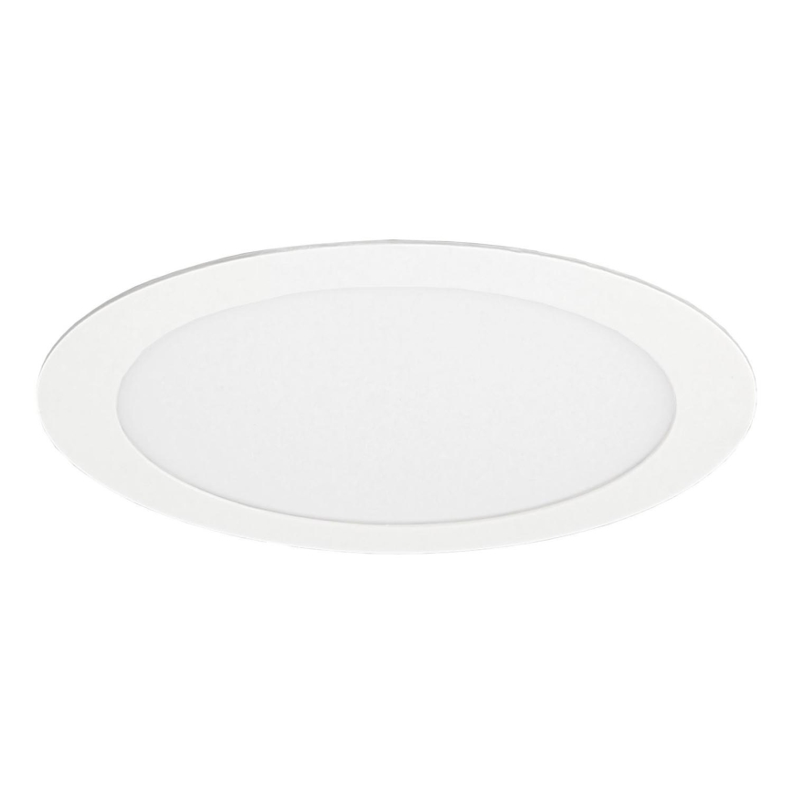 LED Kopalniška vgradna svetilka VEGA LED/12W/230V 2800K pr. 16,8 cm IP44 snežno bela