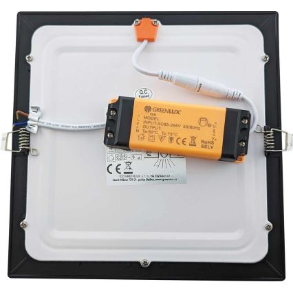 LED Kopalniška vgradna svetilka VEGA LED/12W/230V 3800K 16,8 cm IP44