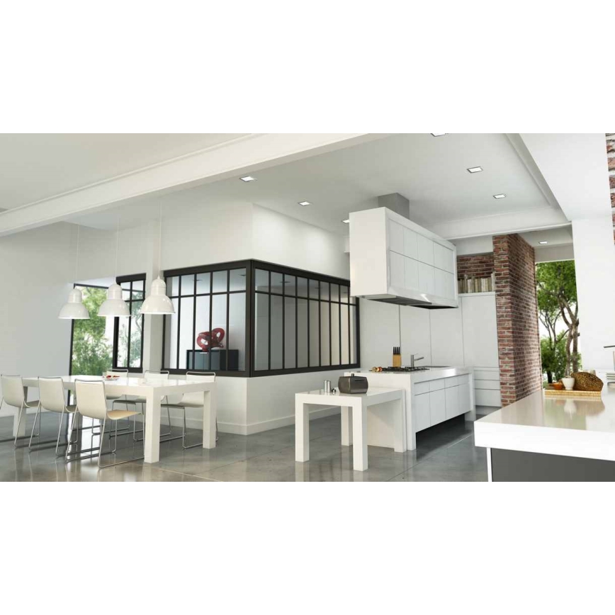 LED Kopalniška vgradna svetilka VEGA LED/18W/230V 3800K 22,5 cm IP44