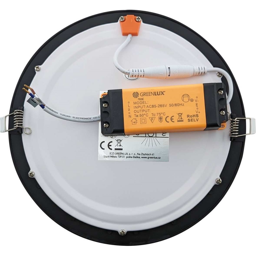 LED Kopalniška vgradna svetilka VEGA LED/24W/230V 2800K pr. 29,8 cm IP44