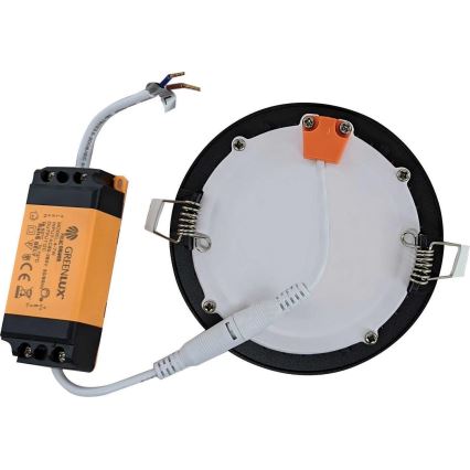 LED Kopalniška vgradna svetilka VEGA LED/6W/230V 2800K pr. 11,8 cm IP44