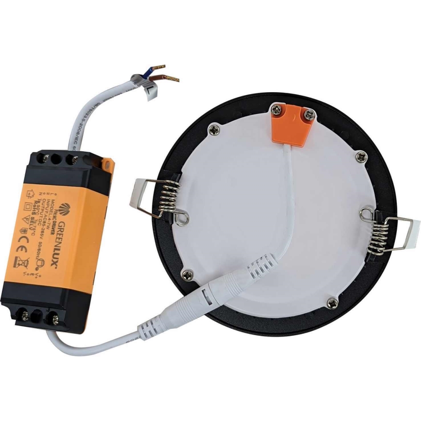 LED Kopalniška vgradna svetilka VEGA LED/6W/230V 2800K pr. 11,8 cm IP44