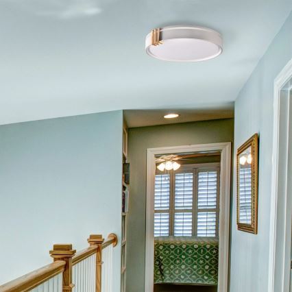 LED Kopalniška zatemnitvena stropna svetilka ARLETTA LED/48W/230V pr. 38 cm 3000-6000K IP44 + Daljinski upravljalnik