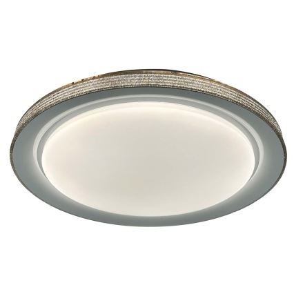 LED Kopalniška zatemnitvena stropna svetilka GRAŻYNA LED/72W/230V 3000-6000K pr. 51 cm IP44 siva + Daljinski upravljalnik