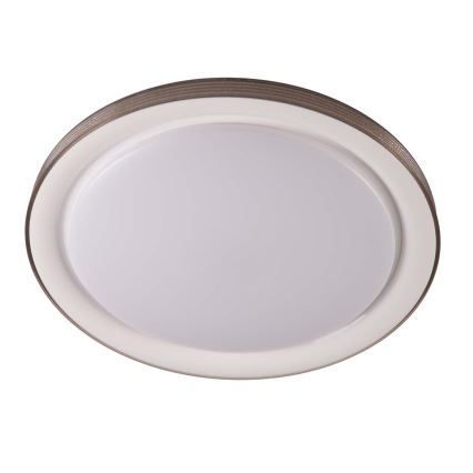 LED Kopalniška zatemnitvena stropna svetilka GRAŻYNA LED/72W/230V 3000-6000K pr. 51 cm IP44 siva + Daljinski upravljalnik