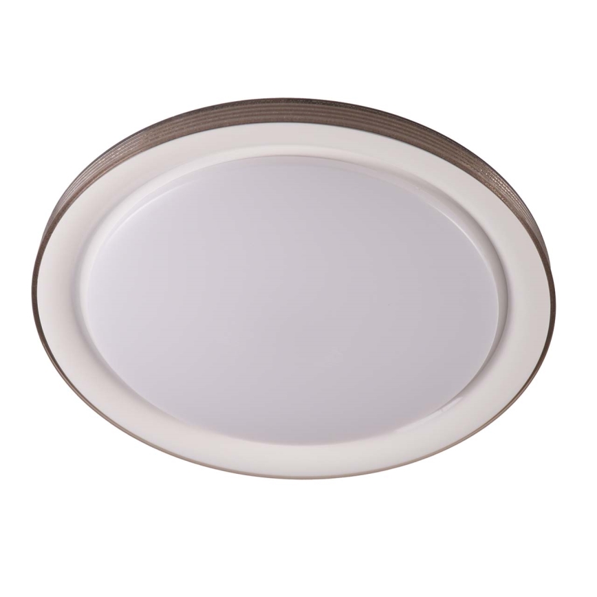 LED Kopalniška zatemnitvena stropna svetilka GRAŻYNA LED/72W/230V 3000-6000K pr. 51 cm IP44 siva + Daljinski upravljalnik