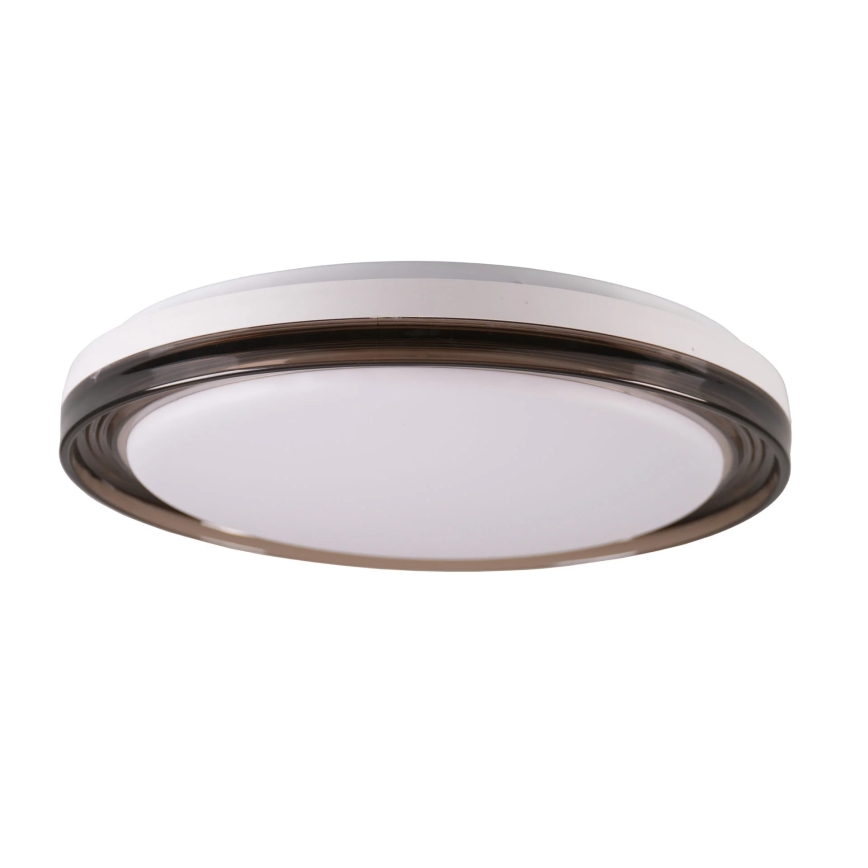 LED Kopalniška zatemnitvena stropna svetilka HALINA LED/48W/230V 3000-6000K pr. 38 cm IP44 črna + Daljinski upravljalnik