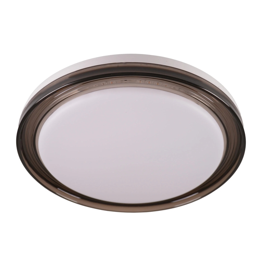 LED Kopalniška zatemnitvena stropna svetilka HALINA LED/48W/230V 3000-6000K pr. 38 cm IP44 črna + Daljinski upravljalnik