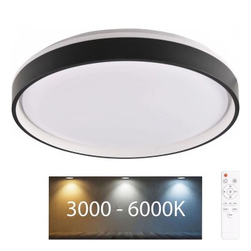 LED Kopalniška zatemnitvena stropna svetilka JADWIGA LED/72W/230V pr. 48 cm 3000-6000K IP44 + Daljinski upravljalnik