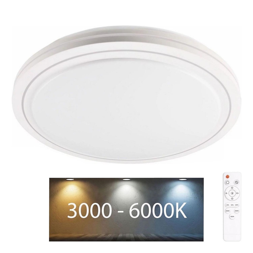 LED Kopalniška zatemnitvena stropna svetilka MARIAN LED/72W/230V pr. 48 cm 3000-6000K IP44 + Daljinski upravljalnik