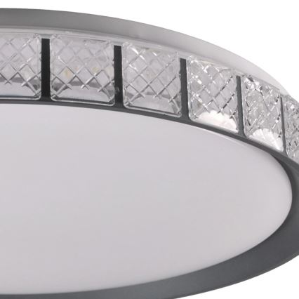 LED Kopalniška zatemnitvena stropna svetilka NINA LED/72W/230V pr. 49 cm 3000-6000K IP44 + Daljinski upravljalnik
