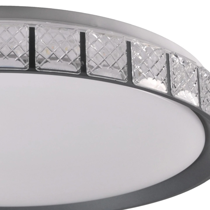 LED Kopalniška zatemnitvena stropna svetilka NINA LED/72W/230V pr. 49 cm 3000-6000K IP44 + Daljinski upravljalnik