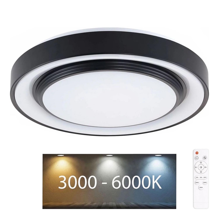 LED Kopalniška zatemnitvena stropna svetilka ZYGMUNT LED/72W/230V pr. 48,5 cm 3000-6000K IP44 + Daljinski upravljalnik