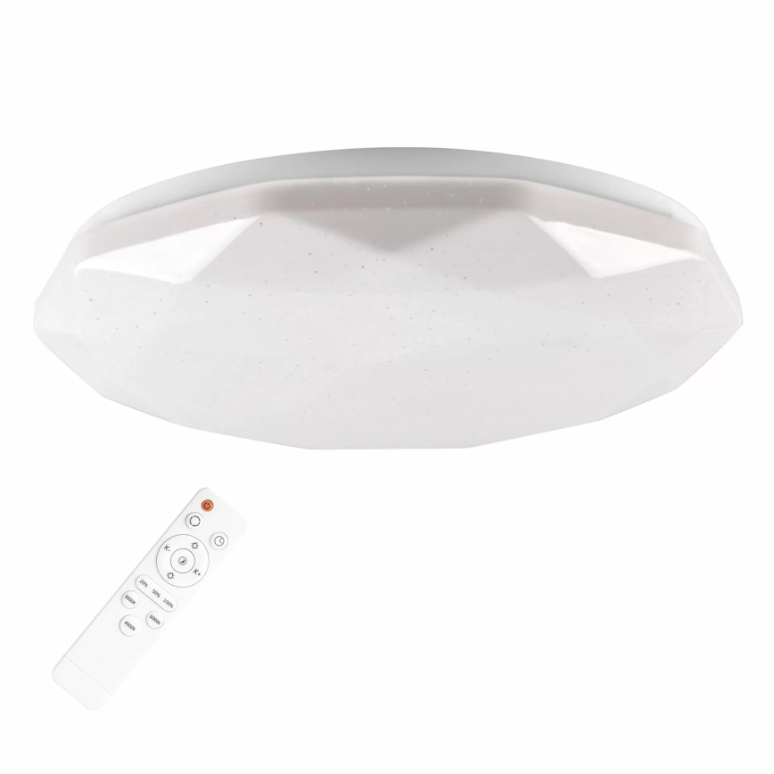 LED Kopalniška zatemnitvena svetilka GALAXY LED/48W/230V pr. 38 cm 3000-6000K IP44 + Daljinski upravljalnik