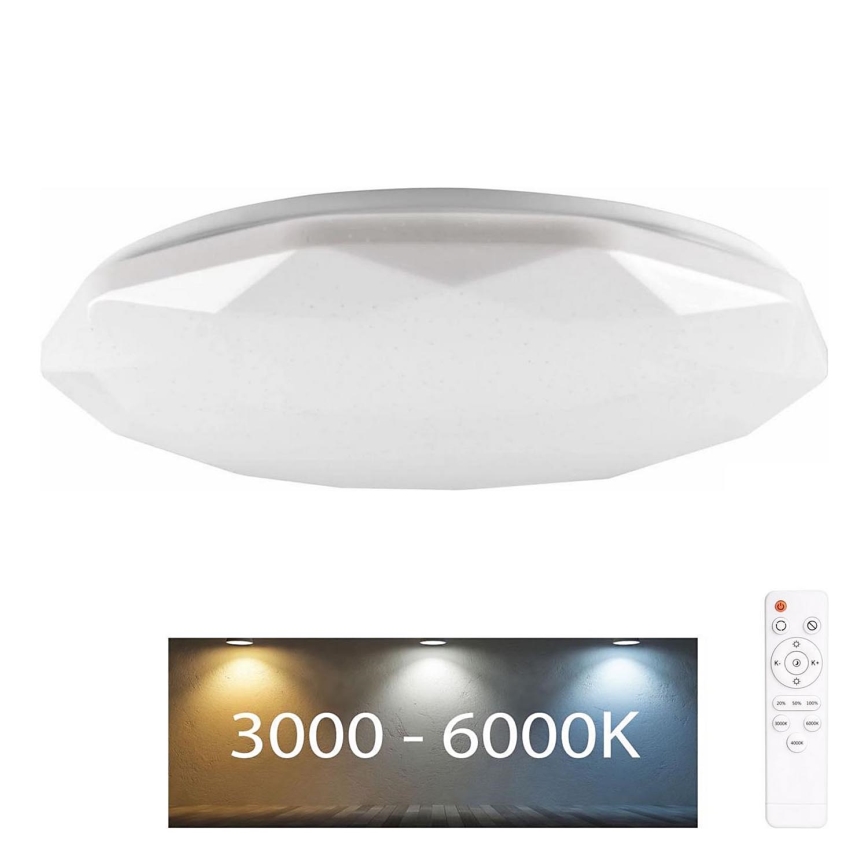 LED Kopalniška zatemnitvena svetilka GALAXY LED/72W/230V pr. 49 cm 3000-6000K IP44 + Daljinski upravljalnik