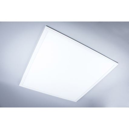 LED Kopalniški nadgradni panel LED/40W/230V 4000K 59,5x59,5 cm IP65 bela