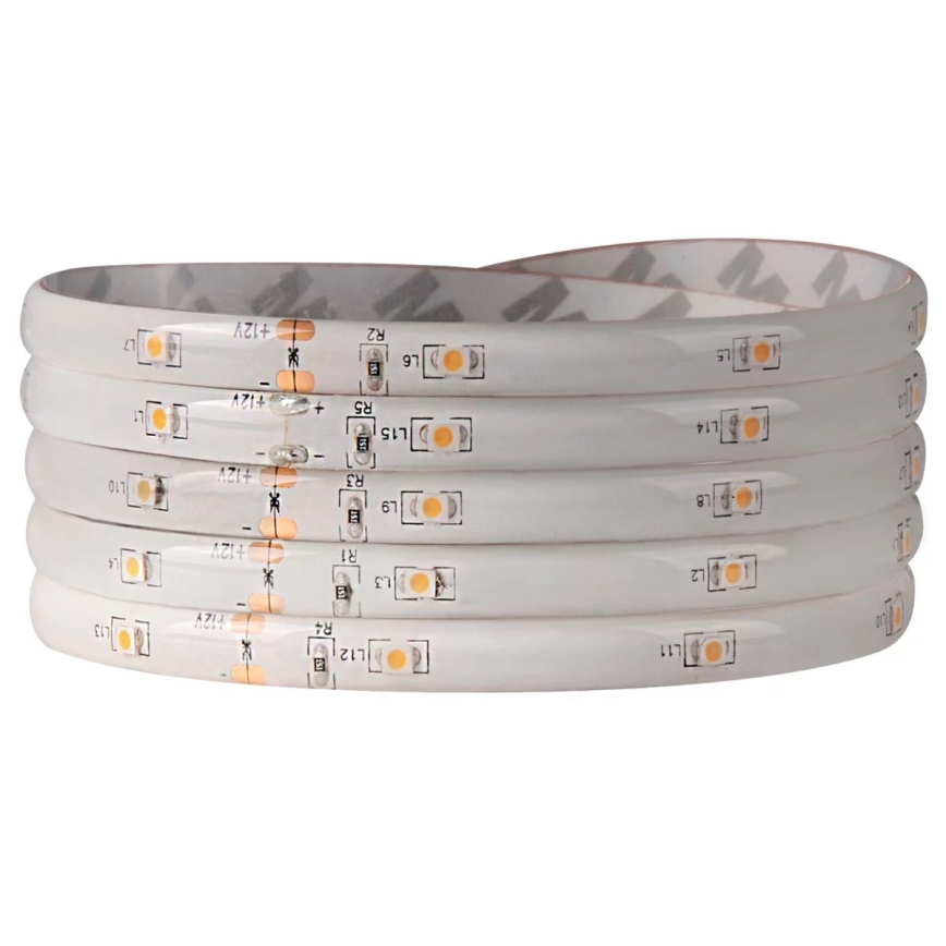 LED Kopalniški trak 5m 8,5W/12V IP44 3000K